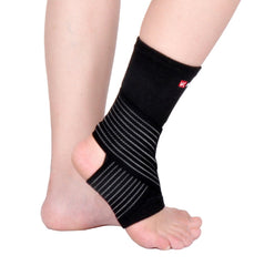 Athletic Compression Support Ankle Sleeve with Adjustable Strap