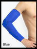 Image of Sports Impact Compression Arm Sleeve with Elbow Pad