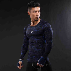 Long Sleeve Moisture-Wicking Compression Shirt
